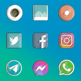 MIUl Vintage - Icon Pack स्क्रीनशॉट