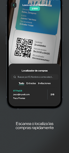 NYXELL - Check-in Screen 3