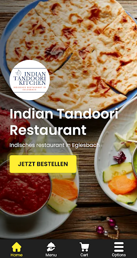 Android application Indian Tandoori Restaurant screenshort