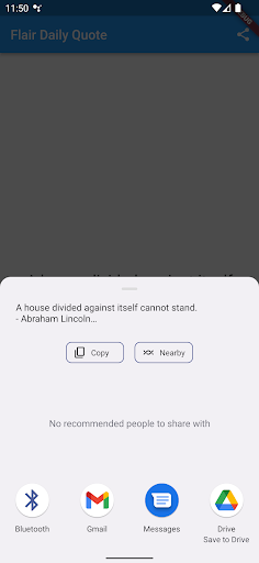 Flair Daily Quotes Screen 2