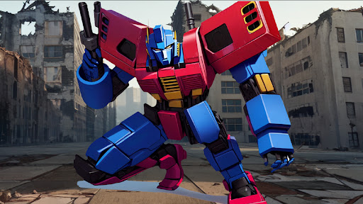 Android application Super Car Robot Transform screenshort