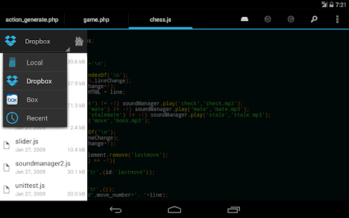 DroidEdit Pro (code editor) Captura de pantalla