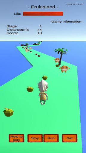Fruit Island Running Screen 2