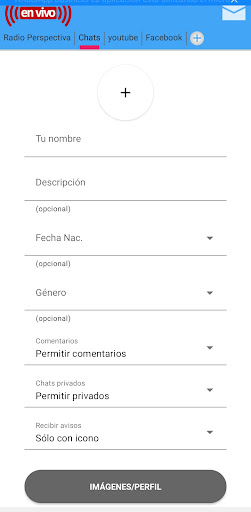 Radio Perspectiva Online Screen 3