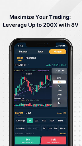 8V - Buy Bitcoin & Crypto Screenshot 3 - AppWisp.com