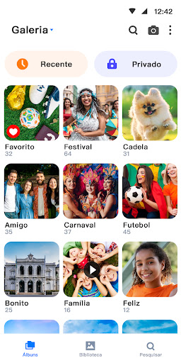 Visualização do aplicativo
