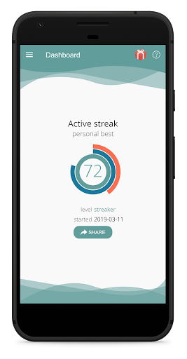 Android application Streak me screenshort
