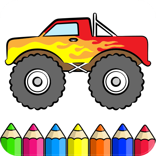 Monster Truck Coloring Book دانلود در ویندوز