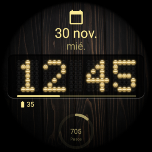 Wood'n LEDs Watch Face Logo