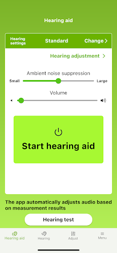 Android application EARBOOST for better listening screenshort