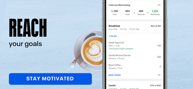 Calorie Counter - MyFitnessPal Varies with device APK screenshots 4