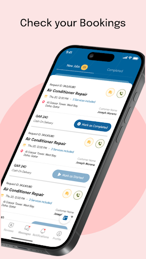 Android application Aaiwa Provider screenshort