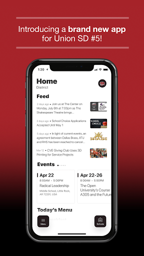 Android application Union School District 5 screenshort