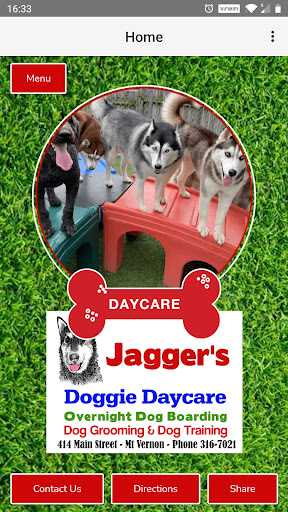 Android application Jagger's Doggie Daycare screenshort