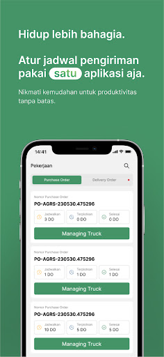 Android application AGROS Partner screenshort