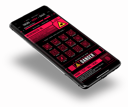 Cyper P KLWP Screen 2