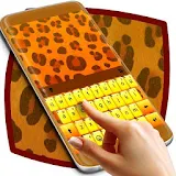 Gold Cheetah Keyboard Theme icon