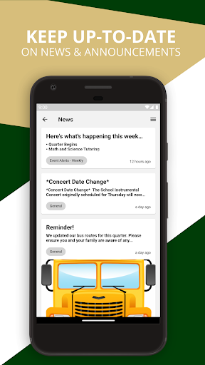 Android application University Academy Charter HS screenshort