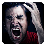Scary scream prank widget icon