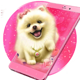 Cute Fluffy Puppy Live Wallpaper icon