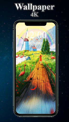 Android application Aesthetic Wallpaper for Girls screenshort