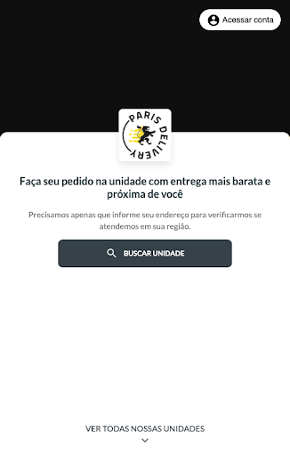 Android application Paris Delivery screenshort