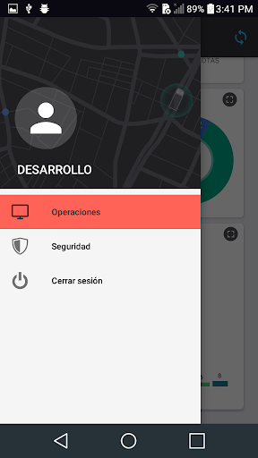 Comsatelital Ruta Controlada Screen 3