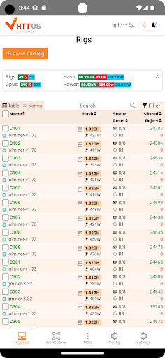 VHTTOS Mining Screen 3