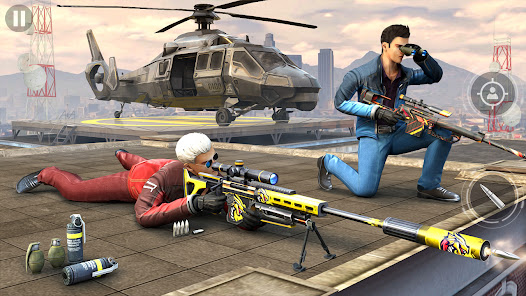 Gun Shooting Sniper Games 3d poster-1