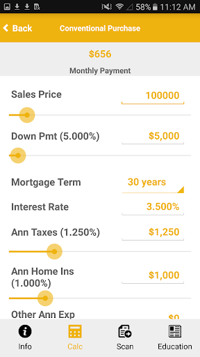 Screenshot of Vault Mortgage
