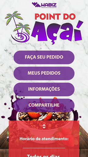 Android application Point do Açaí Pq América screenshort