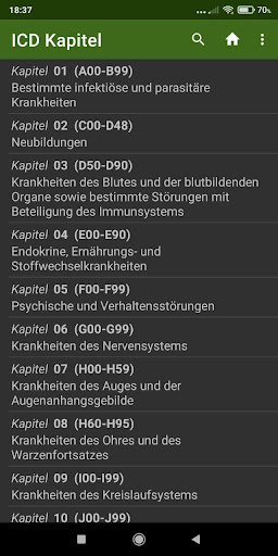 ICD 10 - ICD 11 Diagnosen Pro screenshot for Android