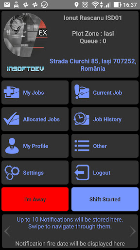 Android application Fast Ice USA Driver screenshort