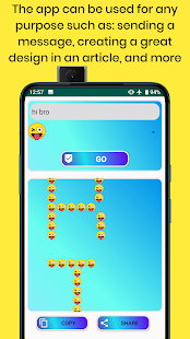 Text to emoji 🤩 emoji letter Capture d'écran