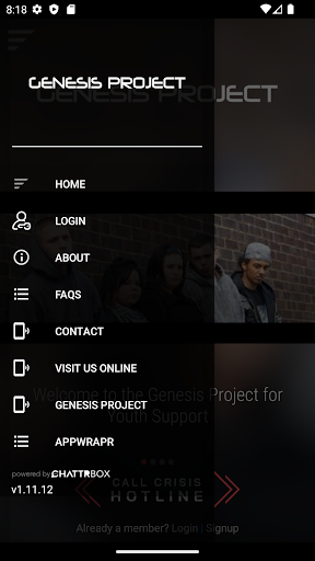 Android application Genesis Project screenshort