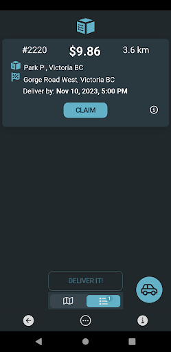 E-Porter Driver Screen 3