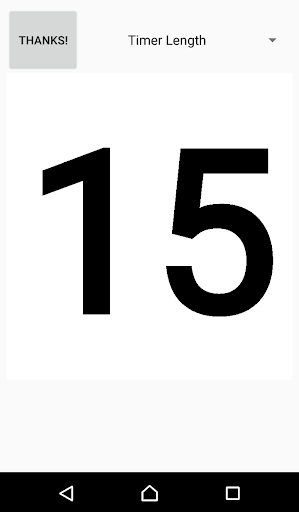 Android application RealBigClock screenshort