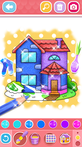 Glitter House coloring and dra photo 5