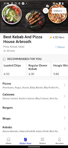 Best Kebab And Pizza House Screen 3