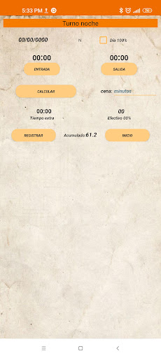 ROL-control de horas Screenshot