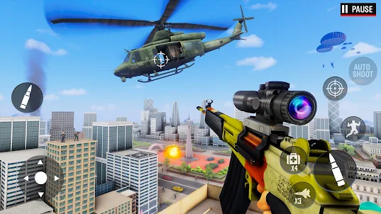 Sniper Gun Attack 3D Shoot War
