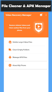 Deleted Video Recovery v1.0.26 APK (Premium Unlocked) Free For Android 6