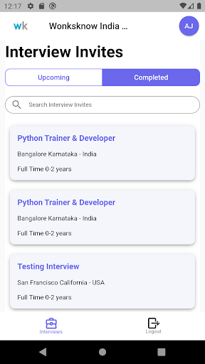Vinterview Candidate screenshot 6