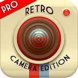 Retro camera -Vintage grunge icon