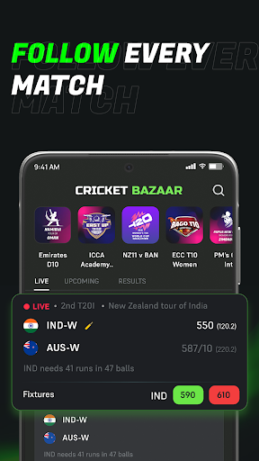 Android application Cricket Bazar: Live Score screenshort