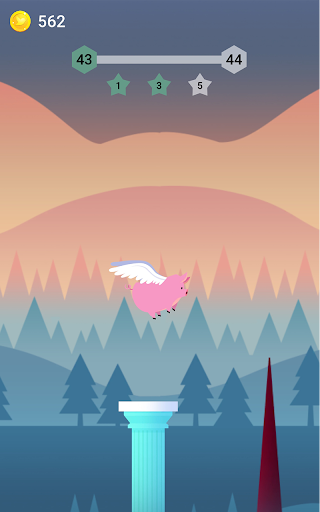 Bouncy Bird: Casual & Relaxing Flappy Style Game screenshots 3