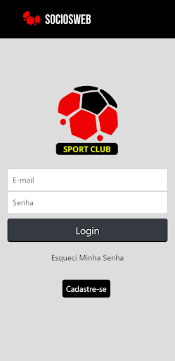 Android application Socios Web Sport Recife screenshort