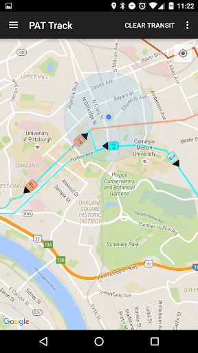 Android application PAT Track screenshort