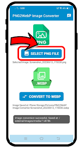 PNG to Webp Image Converter