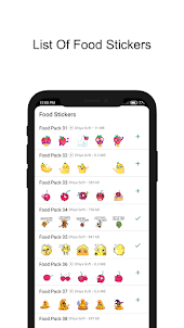 Food Stickers and GIFs